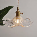 Modern Nordic brass and glass chandelier with elegant design for restaurants