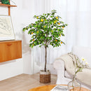 Artificial lemon tree with fruit for indoor and garden decoration