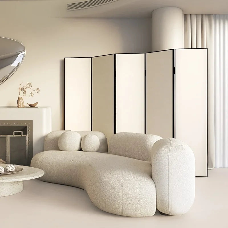 folding metal mobile screen for various spaces - vue 4 sur 13