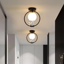 Creative Nordic ceiling light with bird motif for balcony