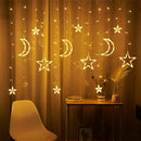 138 LED curtain string lights for Christmas and celebrations