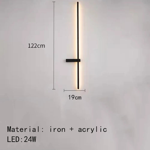 Minimalist artistic design LED wall light