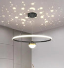 Modern silica LED pendant chandelier for restaurant and office