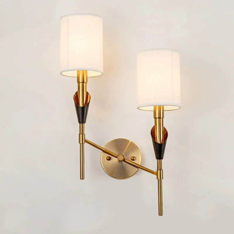 Art deco LED wall light with elegant calla lily design for various spaces