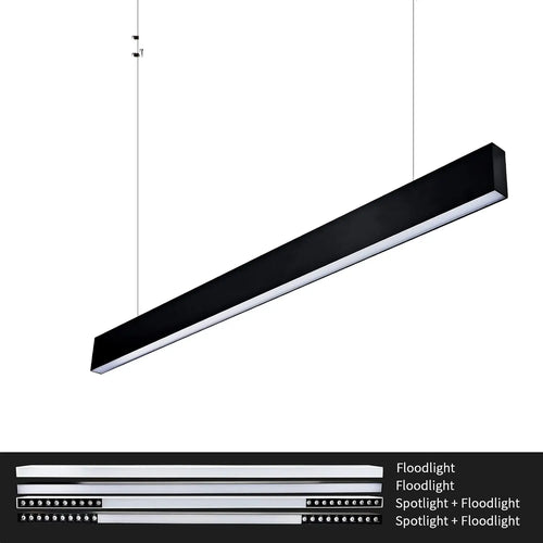 Modern LED pendant light for office and dining room - vue 3 sur 8