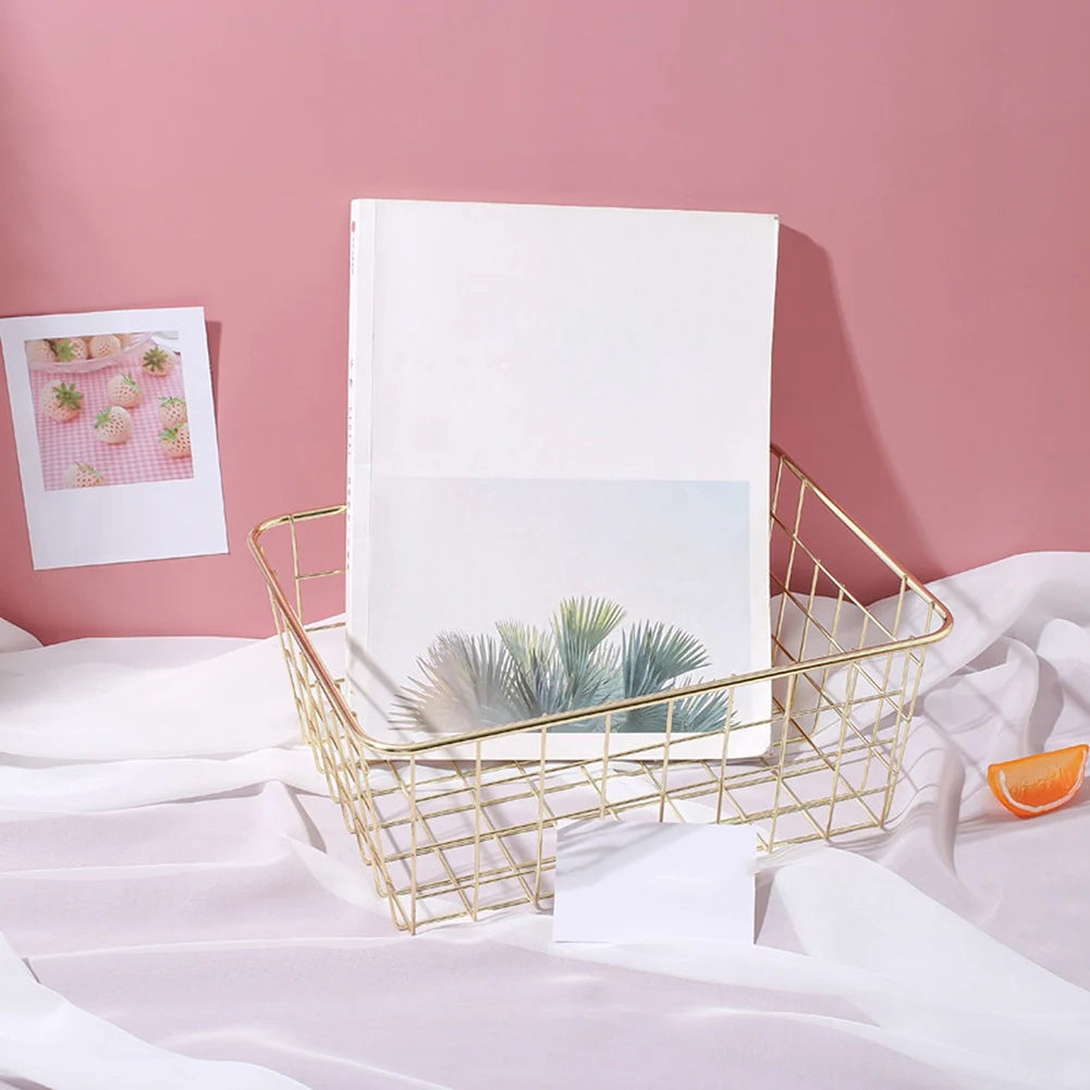 Iron storage basket for every room - vue 5 sur 6