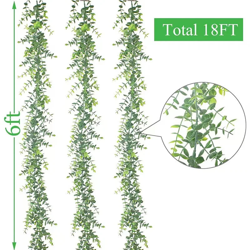 Hanging artificial rattan plants for indoor and outdoor decoration - vue 18 sur 29
