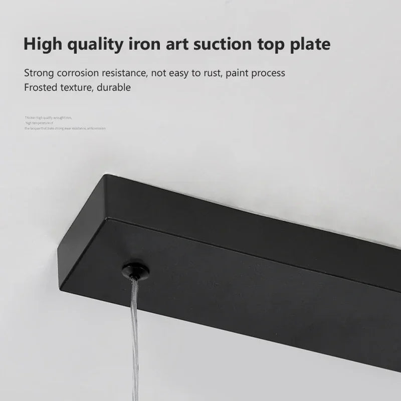Modern LED pendant light for stylish interior decoration - vue 6 sur 8