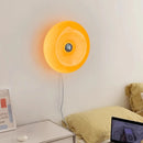 Romantic decorative touch glass wall light