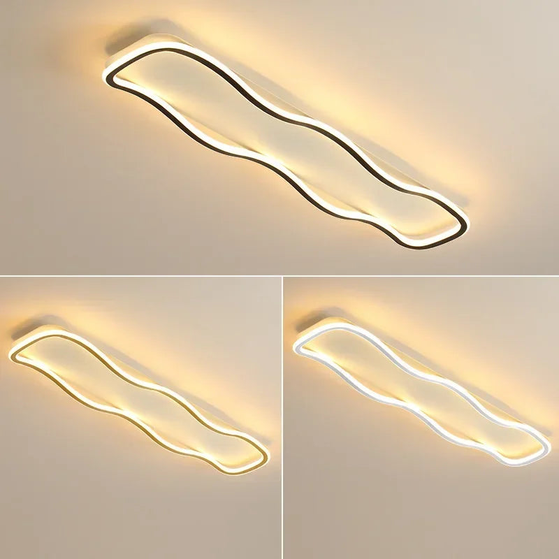 Modern LED ceiling light for stylish and bright interior décor - vue 3 sur 18