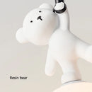 Decorative resin bear lamp for children's room