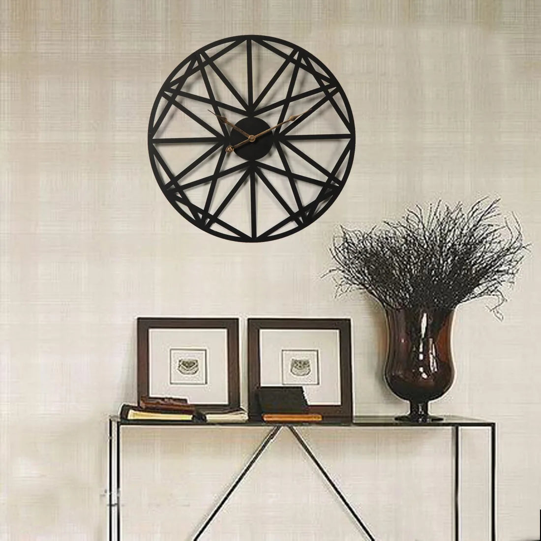 Creative Wall Clock for Living Room, Luxury, Modern, Simple Murals, Fashion - vue 5 sur 7