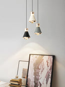 Postmodern bedside lamp with designer lighting for interior decor