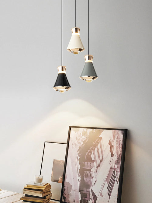 Postmodern bedside lamp with designer lighting for interior decor - vue 2 sur 12