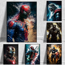 Marvel Avengers Spiderman Iron Man Hulk poster wall decoration