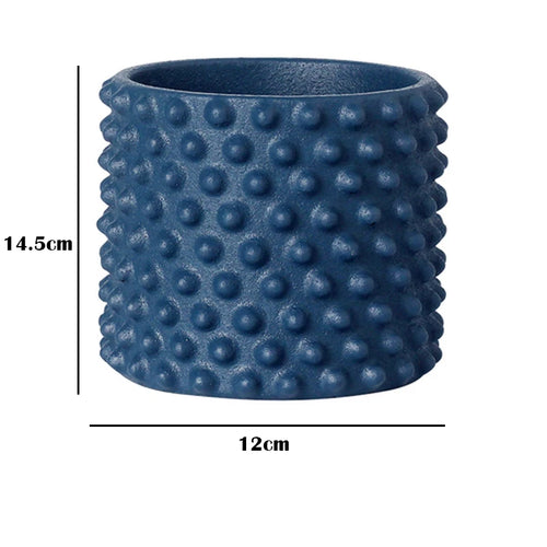Nordic style retro cement flower pot for home decoration - vue 17 sur 33