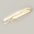 Modern LED ceiling lamp with decorative spotlight
