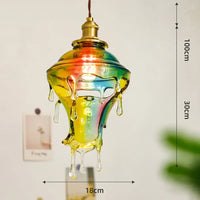 Creative candle droplet lamp retro design for artistic decoration