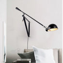 Nordic art deco iron LED wall lamp with elegant and rotating design