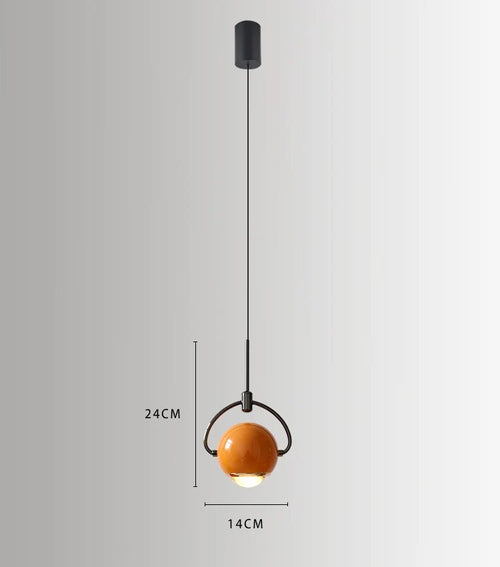 LED hanging ball design pendant light - vue 10 sur 11
