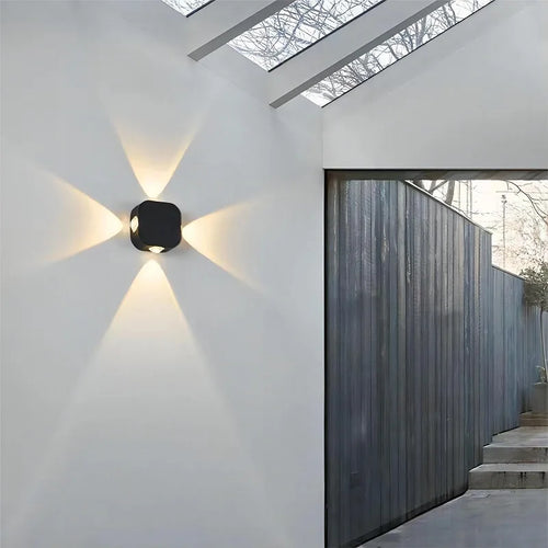 Modern waterproof LED wall light for indoor and outdoor decoration - vue 4 sur 9