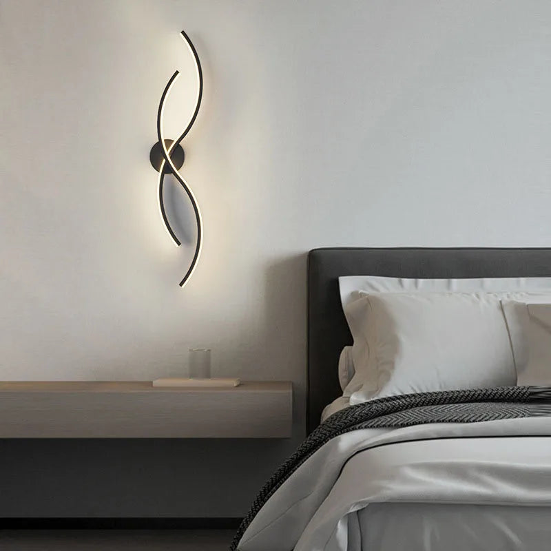 Modern LED wall light for contemporary interior decor