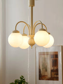 Retro glass chandelier for nordic interior decoration