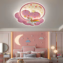 Unicorn LED ceiling light for girls with optional remote control