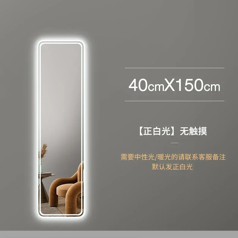 Large smart mirror for interior decoration