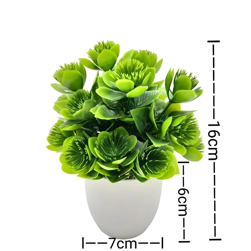 Artificial potted plant for office and garden decoration - vue 26 sur 45