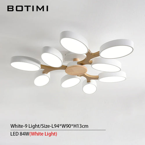 Grey tree-shaped LED ceiling light - vue 16 sur 32