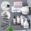 Japanese style wrought iron shelf wall storage rack