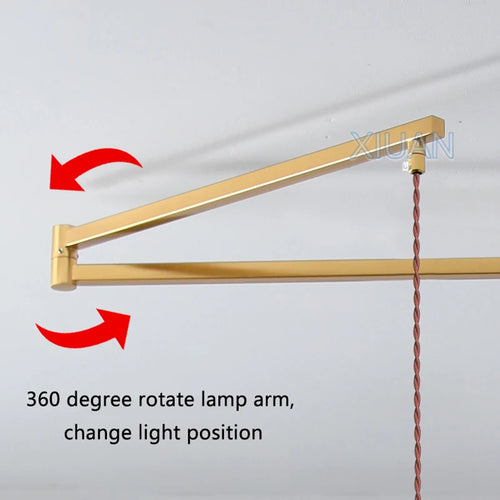 Wabi-sabi vintage chandelier with folding fabric shade - vue 7 sur 11