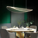 Modern designer iron and acrylic pendant light for a luxury atmosphere