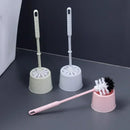 Luxury toilet brush with long handle for effective cleaning