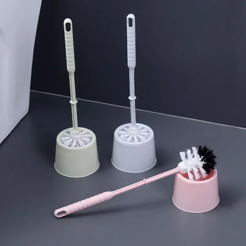 Luxury toilet brush with long handle for effective cleaning - vue 2 sur 8