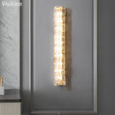 Modern Italian style glass LED wall light luxury