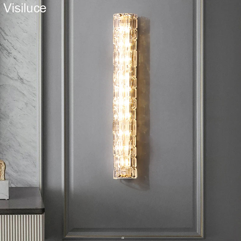 Modern Italian style glass LED wall light luxury