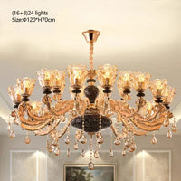 Luxury crystal chandelier for a minimalist ambience