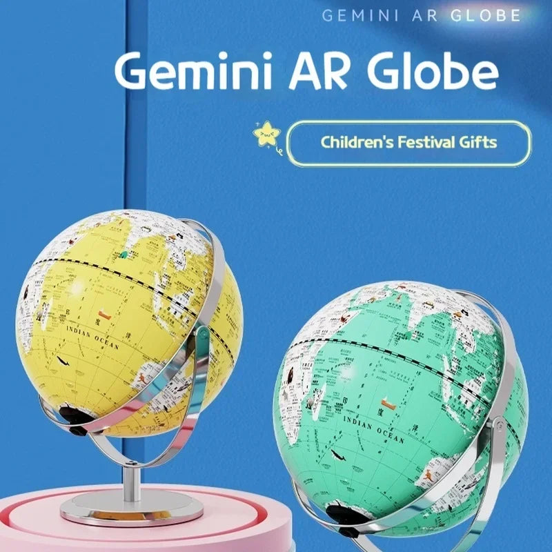 educational light globe world map decoration geography - vue 3 sur 19
