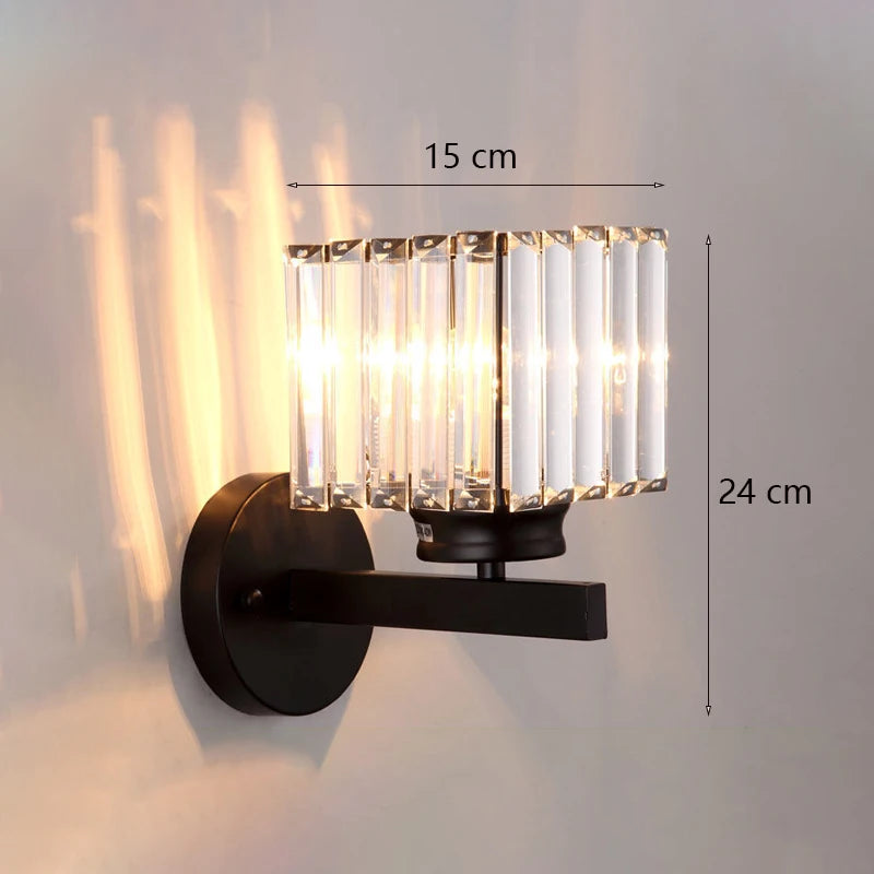 Elegant nordic design modern glass wall light for interior decor - vue 8 sur 15