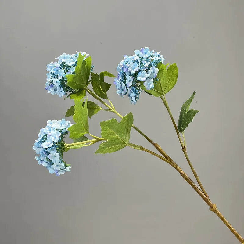 Artificial hydrangea branch silk flower garden decoration