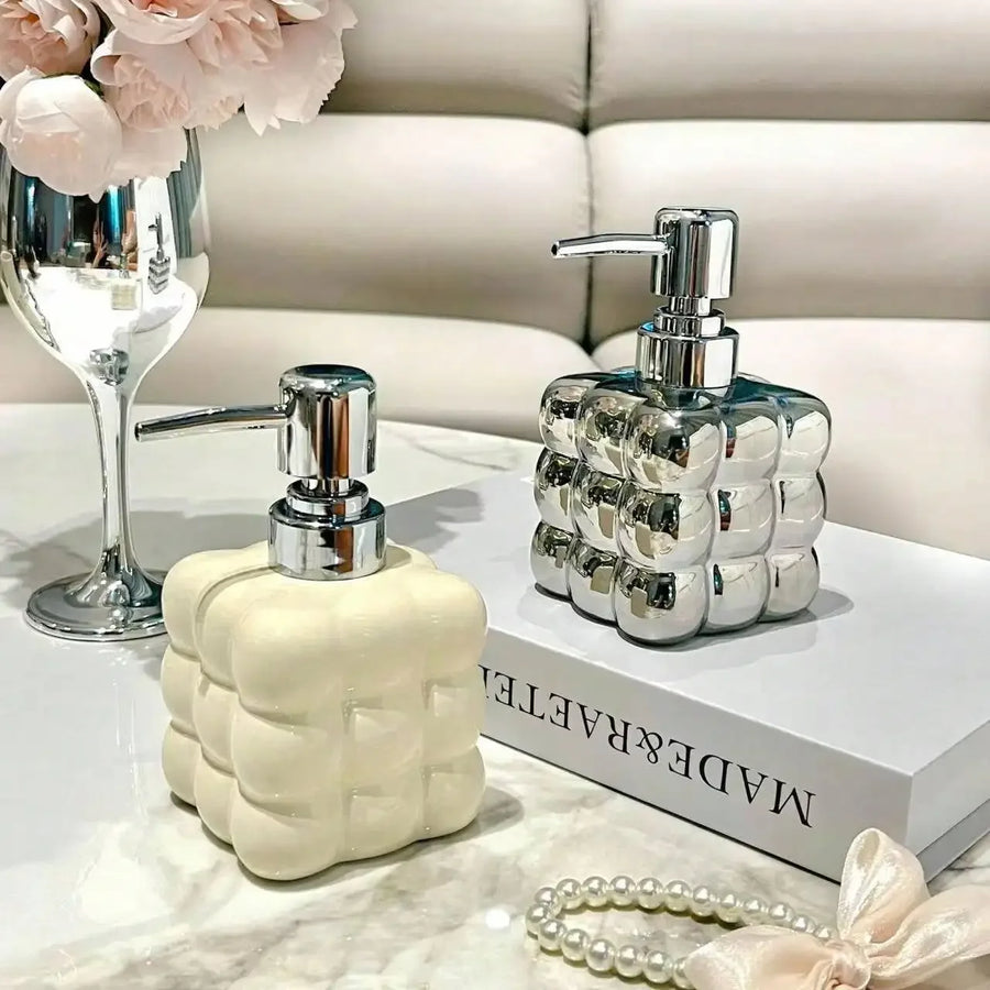 ceramic liquid soap dispenser for bathroom
