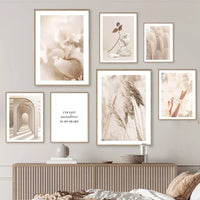 reed feather orchid wall art for home decor