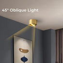 Adjustable copper LED downlight with COB spotlights for home decor