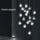Modern Nordic crystal pendant light for elegant decoration
