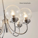 Medieval style art glass chandelier for interior décor