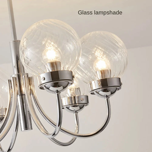 Medieval style art glass chandelier for interior décor - vue 5 sur 8