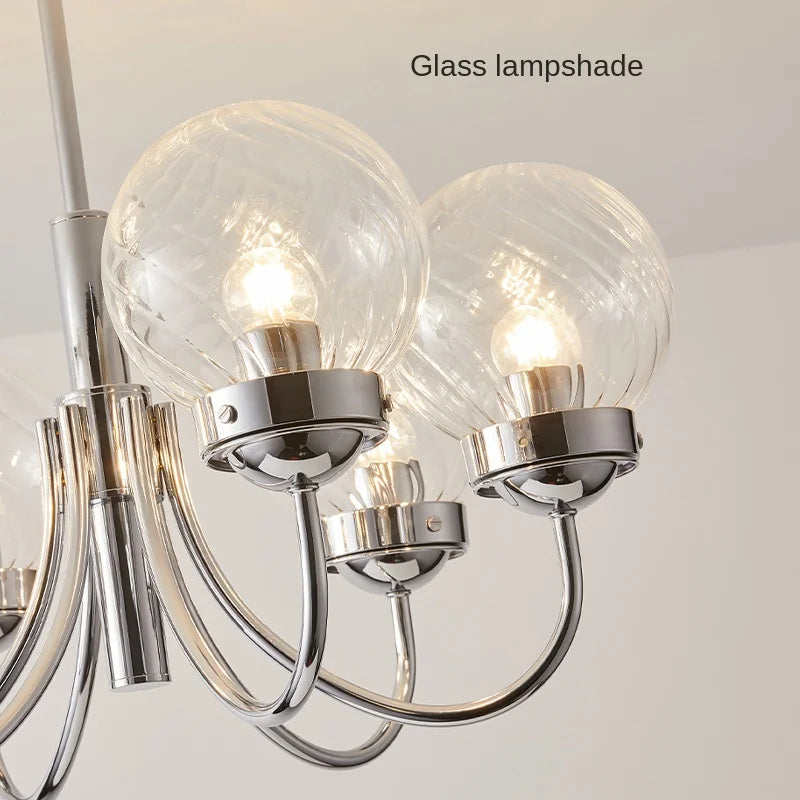 Medieval style art glass chandelier for interior décor - vue 5 sur 8