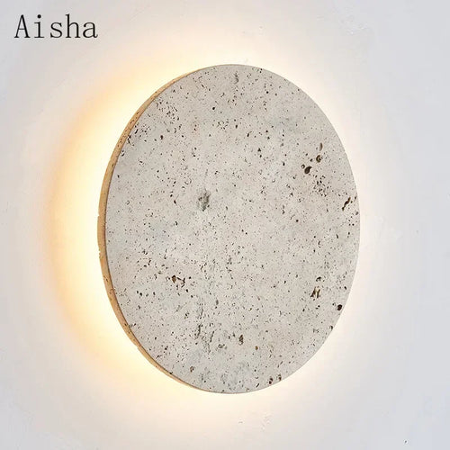 Retro stone wall light for a Nordic ambience - vue 2 sur 7